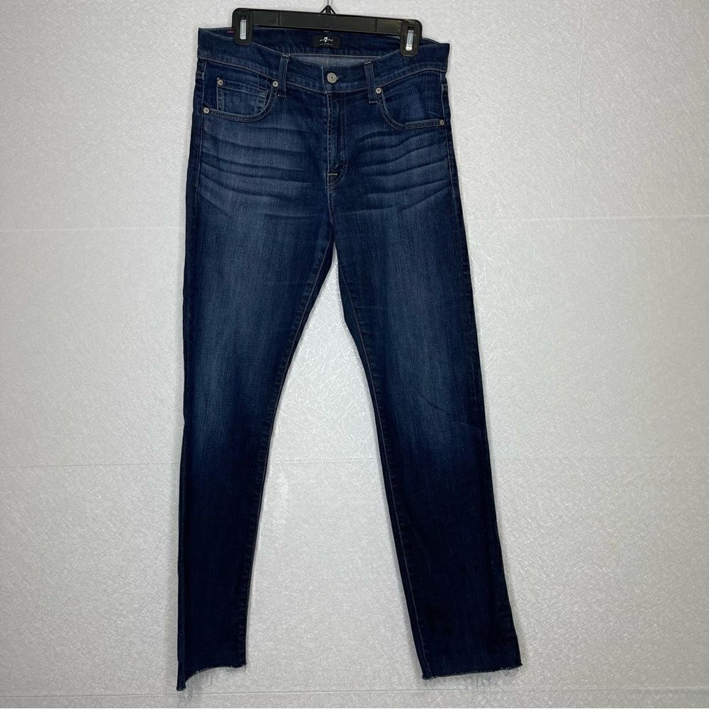 7 for all Mankid Raw Hem Skinny Jeans Men’s 32 x 29